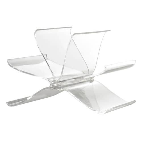 Front Page Magazine holder plastic material transparent - Kartell - Cristal - PMMA