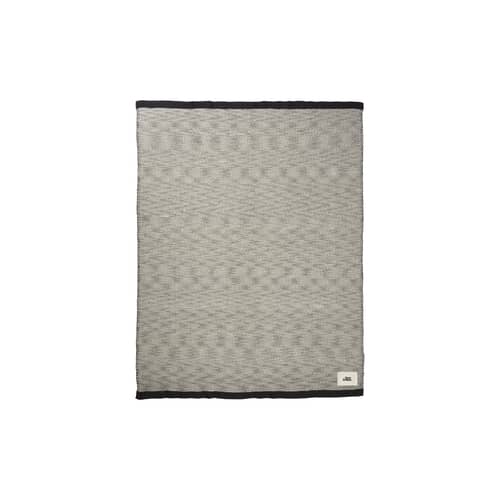 Plaid Thread noir / 140 x 180 cm - Tom Dixon - Noir & blanc - Coton, Laine