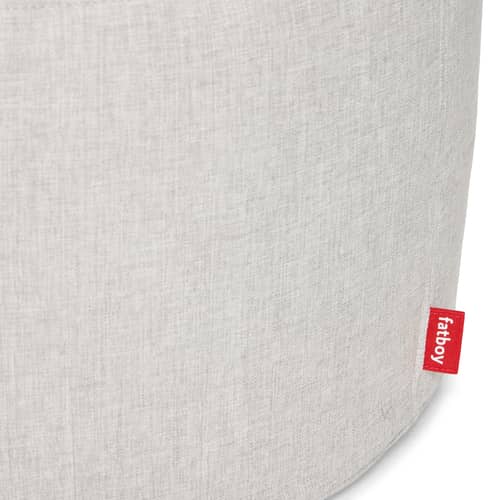 Pouf d\'extérieur Point Large Outdoor / Ø 70 x H 40 cm - Fatboy - Beige Mist - Polystyrène expansé, Tissu oléfine