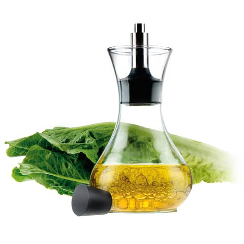 Shaker à vinaigrette  métal verre transparent Stoppe-goutte - Eva Trio - Transparent - Acier inoxydable, Verre