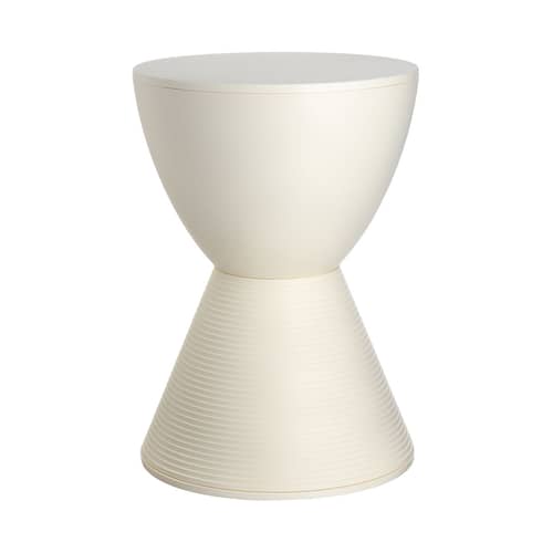 Tabouret Prince AHA plastique blanc / Philippe Starck, 1996 - Kartell - Blanc cire - Polypropylène