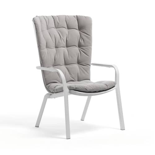 Accessoire / Coussin intégral - Pour fauteuil Folio - NARDI - Gris - Mousse polyuréthane, Tissu acrylique outdoor