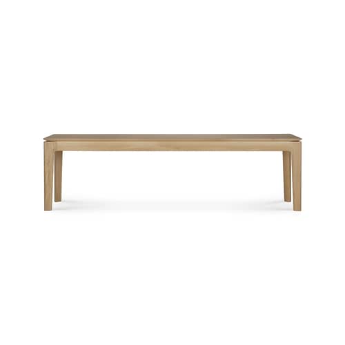 Bank Bok holz natur / L 166 cm - Eiche massiv - Ethnicraft - Eiche natur - massive Eiche