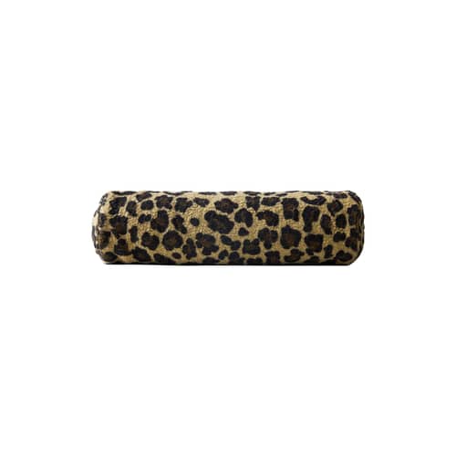 Cuscino Panther Small tessuto marrone / Ø 13 x 50 cm - HK LIVING - Ø 13 x 50 cm - Espanso, Tessuto poliestere