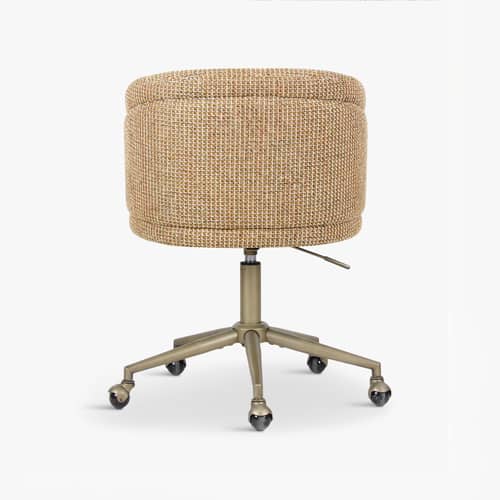 Gepolsterter Sessel Volta textil gelb - NV GALLERY - Gelb - High Density-Schaum, Tissu Tweed