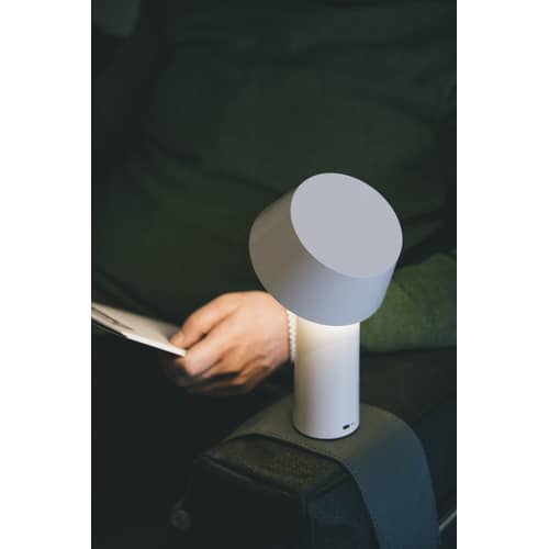 Lampada senza fili ricaricabile Bicoca materiale plastico blu - Marset - Azzurro - policarbonato