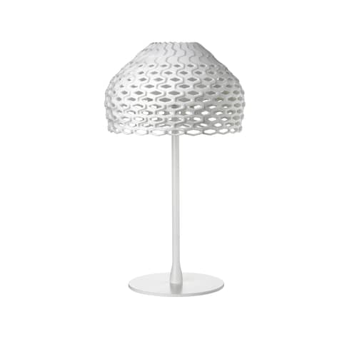 Lampe de table Tatou plastique blanc / H 50 cm - Flos - Blanc - Méthacrylate, Polycarbonate