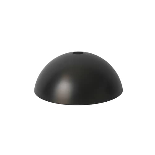 MÖBELZUBEHÖR Dôme metall schwarz / Für Collect-Pendelleuchte - Ø 38 cm x H 16 cm - Ferm Living - Messing geschwärzt - Messingbeschichtetes Metall