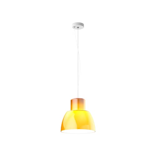 Lorosae Pendant glass yellow / Ø 30 cm - Álvaro Siza, 1999 - Nemo - Yellow Serrento - Glass