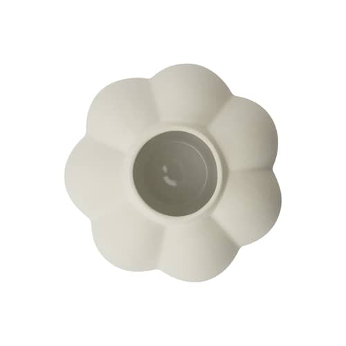 Uva Vase ceramic white / Ø 20 x H 22 cm - AYTM - H 22 cm / Cream - Sandstone