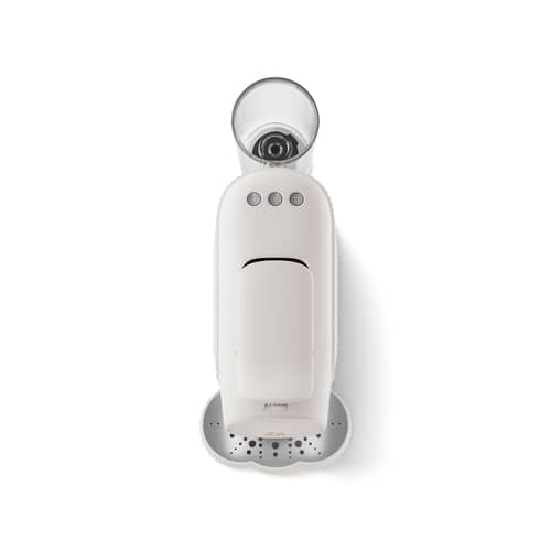Cafetière à capsules L\'Or Barista Plissé blanc - Alessi - Blanc - Acier, Résine thermoplastique