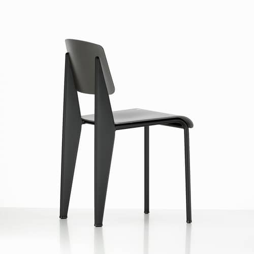 Chair Standard SP Vitra / By Jean Prouvé, 1934 - Metal & plastic