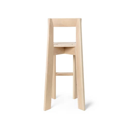 Kinderhochstuhl Ark holz natur / Junior-Stuhl Sitzfläche:  H 53 cm - Ferm Living - Esche natur - Esche massiv FSC
