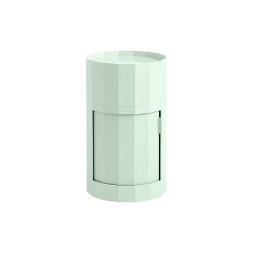 Rangement Facet High / H 66 cm - 1 porte / Avec roulettes - Hay - Vert menthe - ABS recyclé