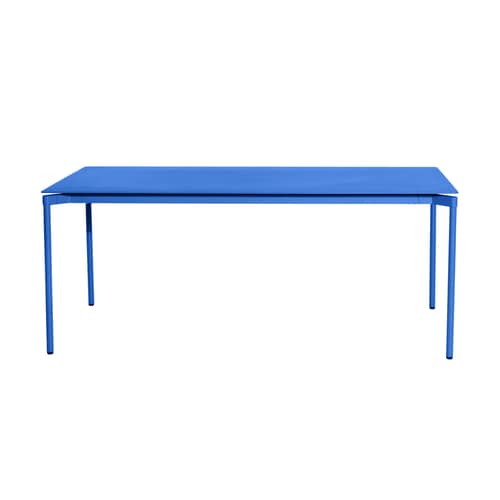 Table rectangulaire Fromme / Aluminium - 180 x 90 cm - Petite Friture - Bleu - Aluminium