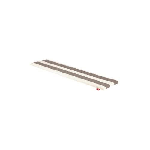 Accessoire / Coussin pour banc Fred\'s - Fatboy - Rayé / Cacao - Mousse, Tissu oléfine