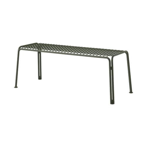 Bank Thorvald SC112 metall grün / L 125 cm - &tradition - Grün Bronzegrün - thermolackierter Stahl