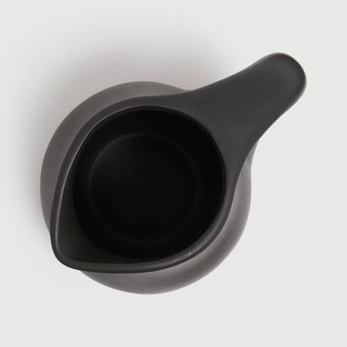 Caraffa Dough ceramica nero / Ø 15 x H 19,8 cm - TOOGOOD - Carbone - Gres smaltato