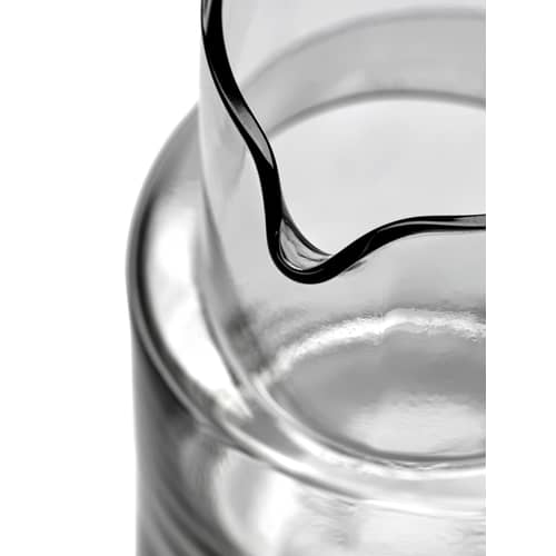 Caraffa Inner Circle vetro grigio / 150 cl . Vetro - valerie objects - 150 cl / Grigio fumé - Vetro