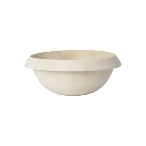 Salatschüssel Erena keramik beige / Ø 31.5 x H 12 cm - Ferm Living - Creme - Sandstein