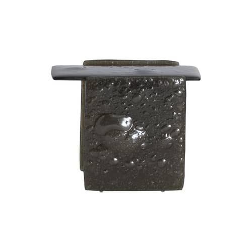 Table d\'appoint Opalia verre marron / 52 x 32 x H 40 cm - Glas Italia - Bronze - Verre