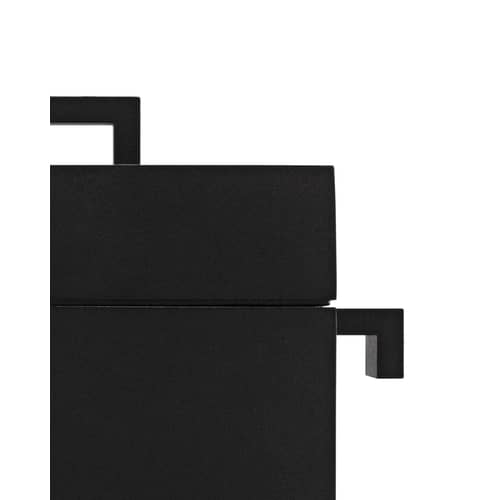 Cocotte La cubica metallo nero / Induzione - 240 cl / Alessi 100 Values Collection - Alessi - Nero - Ghisa di alluminio