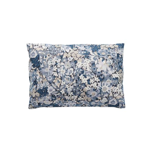 Cuscino per esterno Liberty tessuto blu / 45 x 32 cm - Kartell - Blu (Liberty Artemis) -  Ouate, Tessuto outdoor