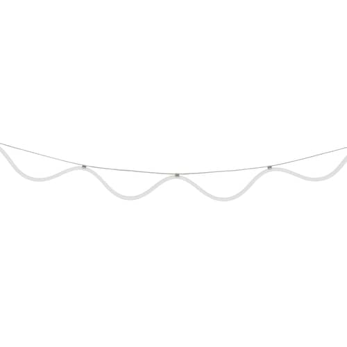 Ghirlanda luminosa per l\'esterno Spline LED tessuto blu / 4,5 Metro - Petite Friture - Beige / Blu - Poliestere, Silicone
