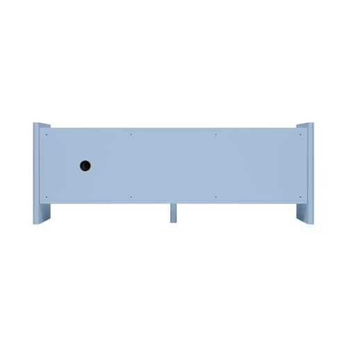 Mobile TV Rali legno blu / L 160 x H 58 cm - NOO.MA - Azzurro - MDF