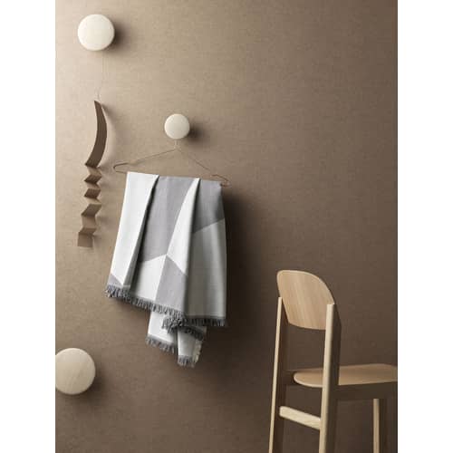 Patère The Dots Wood Medium / Bois - Ø 13 cm - Muuto - Chêne naturel - Chêne naturel