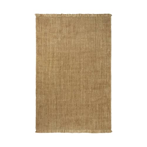 Tapis Athens Large marron / 200 x 300 cm - Jute - Ferm Living - 200 x 300 cm / Natural - Hessian