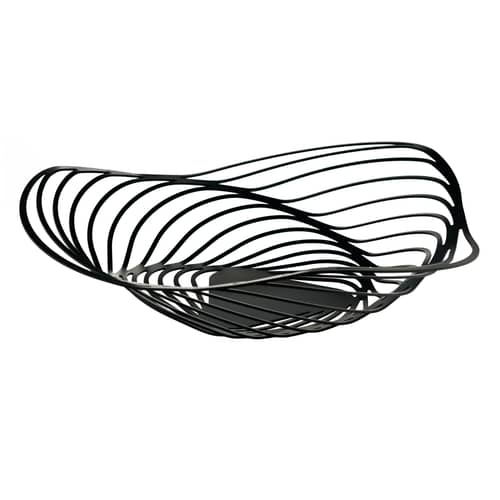 Tischgesteck Trinity metall schwarz / Ø 43 x H 10 cm - Alessi - Schwarz - Stahl