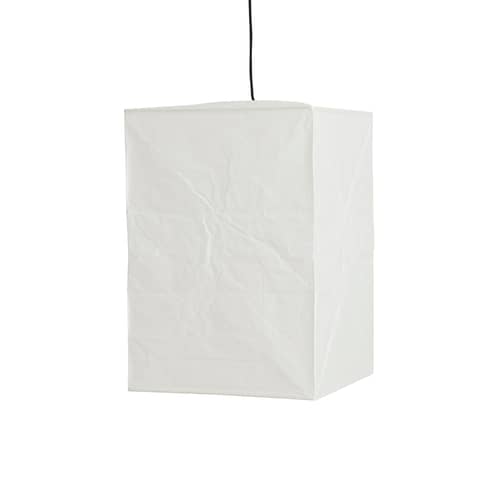 Abat-jour Paper Shade Cube papier blanc / 38 x 38 x H 55 cm - Hay - Blanc - Papier