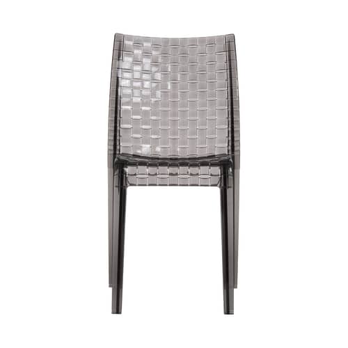 Chaise empilable Ami Ami plastique gris - Kartell - Fumé - Polycarbonate