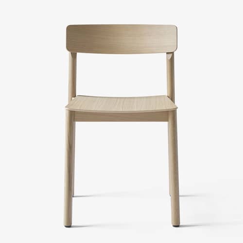 Chaise empilable Betty TK2 bois naturel - &tradition - Chêne - Bois massif, Contreplaqué