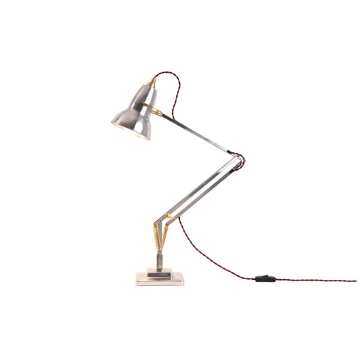 Lampe de table Original 1227 / Edition limitée & numérotée, 90e anniversaire - Anglepoise - Aluminium brut & laiton - Aluminium
