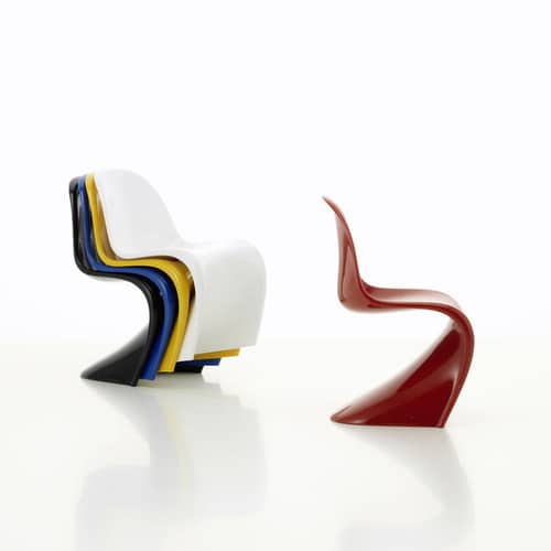 Miniatur Panton Chairs plastikmaterial bunt / Panton (1959 / 1960) - 5er Set - Vitra - Panton Chairs - Polypropylen