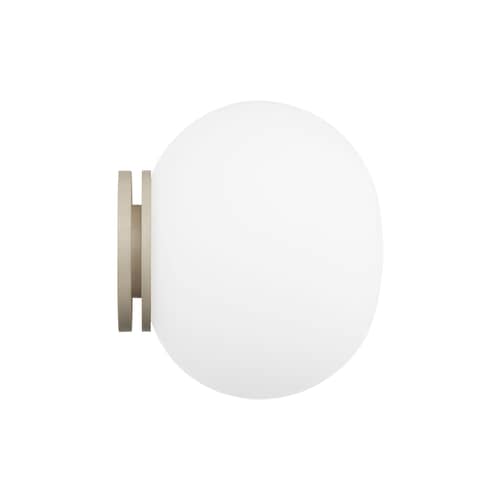 Applique Mini Glo-Ball verre blanc / Plafonnier - Ø 11 cm - Flos - Ø 11 cm - Verre
