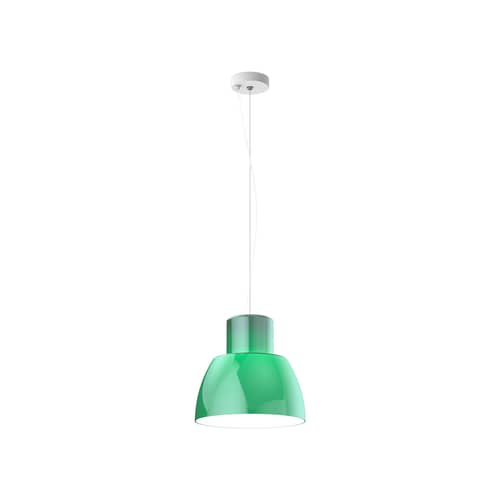 Suspension Lorosae / Ø 30 cm - Álvaro Siza, 1999 - Nemo - Vert Romarin - Verre
