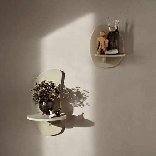 Ferm Living Pilu Wall shelf - cashmere beige | Made In Design UK