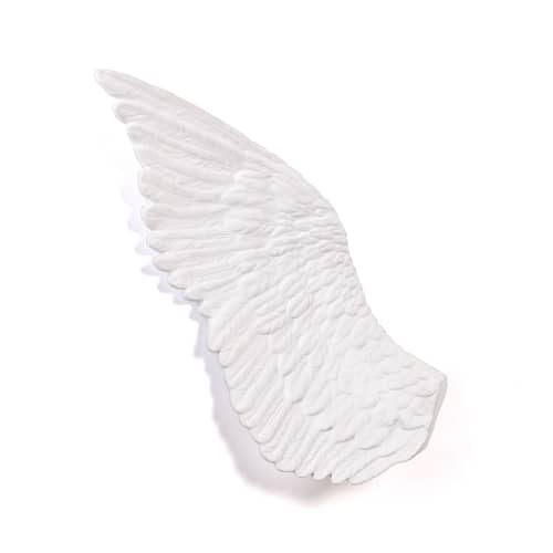 Décoration Memorabilia Mvsevm / Aile  gauche - H 80 cm - Seletti - Gauche / Blanc - Porcelaine