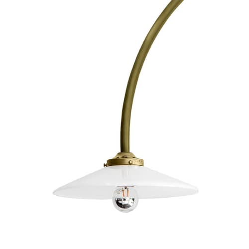 Applique avec prise Hanging Lamp n°2 / H 180 x L 75 cm - valerie objects - Curry - Acier, Verre