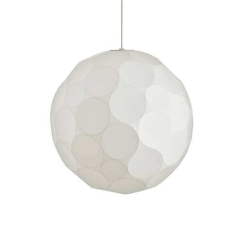 Suspension Soft Large blanc / Ø 60 cm - Tom Dixon - Ø 60 cm - Acier, TPU pulvérisé