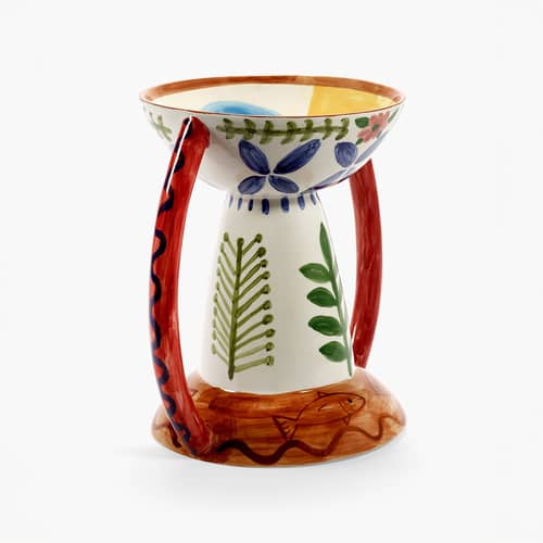 Vase Charapita céramique multicolore / Ø 43 x H 41 cm - Serax - Multicolore - Grès émaillé