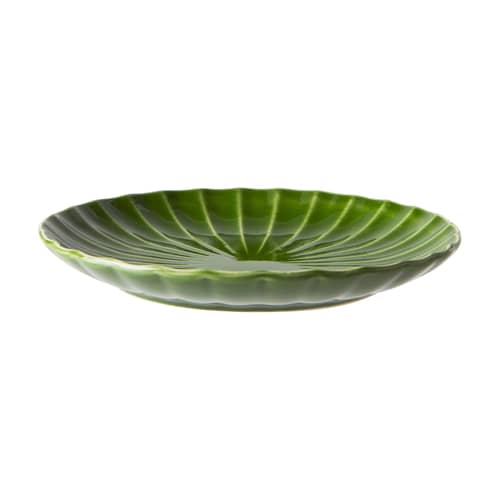 Set de 2 assiettes à dessert The emeralds céramique / Ø 21,6 cm - HK LIVING - Vert - Grès