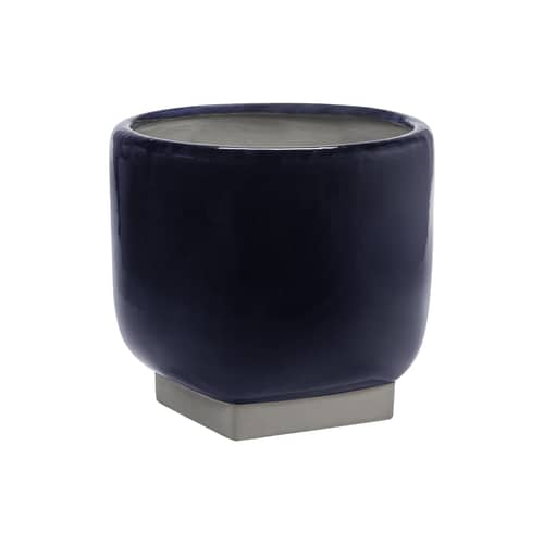 Blumentopf Rosamar 05 Serax / Ø 34.5 x H 31.5 cm - Blau - Keramik