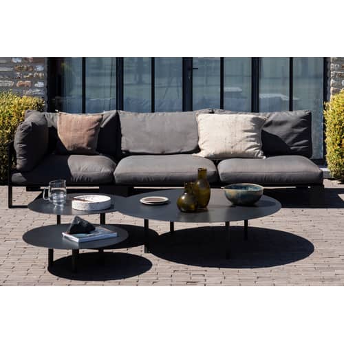 Couchtisch 02 Medium metall schwarz / Ø 78 x H 25 cm - Stahl - Serax - Ø 78 x H 25 cm - lackierter Stahl