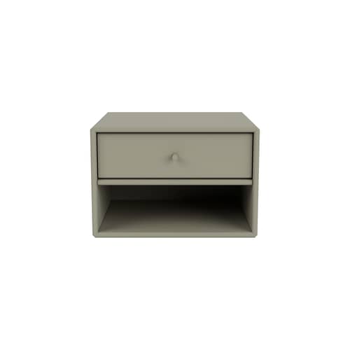 Wandmontierter Nachttisch Dash holz grau / Konsole - L 35,4 x T 30 x H 24 cm - MONTANA - Fennel 144 - lackierte Holzfaserplatte