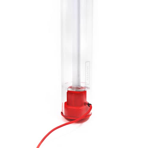 Lampe Bic Lamp rouge / LED - H 178 cm - Seletti - Rouge - Polycristal