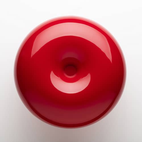 Lampe de table Nessino / Ø 32 cm - Lampe champignon rouge - Artemide - Rouge - Technopolymère
